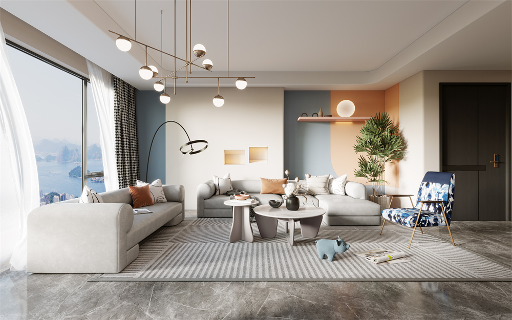 108㎡简欧婚房，自带美颜滤镜的莫兰迪色系美爆了！